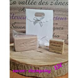 Pochette savon et shampoing