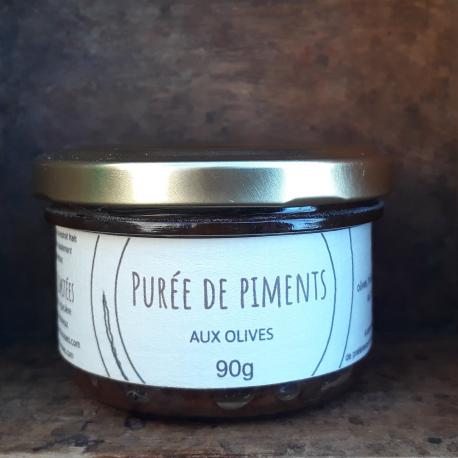 Purée de piments aux olives