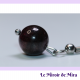 Boucles d'oreilles Grenat
