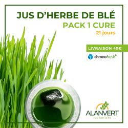 PACK 1 CURE - 21 jours - Jus d'herbe de blé surgelé