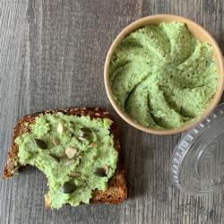 TARTINADE BROCOLI NOIX ROQUEFORT