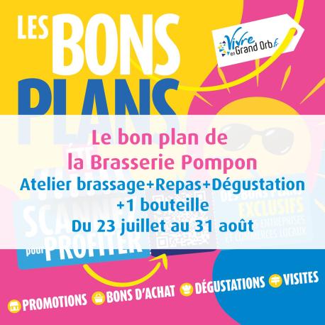 Atelier + repas + dégustation + 1 bouteille à 50€ au lieu de 140€ du 23 juillet au 31 août