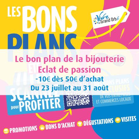 -10€ dès 50€ d'achat du 23 juillet au 31 août