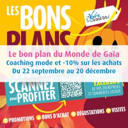 Coaching mode et -10% sur les achats, du 22 septembre au 20 décembre