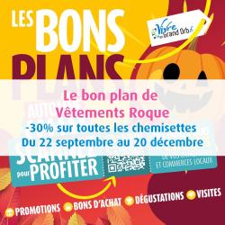 -30% sur toutes les chemisettes et chemises jusqu'au 31 août