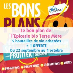 5 bouteilles achetées → 1 OFFERTE Du 22 septembre au 4 octobre