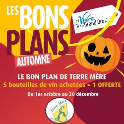 5 bouteilles achetées → 1 OFFERTE Du 22 septembre au 4 octobre 5 bouteilles achetées → 1 OFFERTE Du 22 septembre au 4 octobre