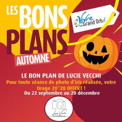 Pour toute séance de photo d'iris réalisée, votre tirage 20*20 offert ! Pour toute séance de photo d'iris réalisée, votre tirage 20*20 offert !