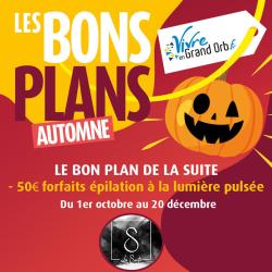 -50€ forfaits épilations lumière pulsée du 23 juillet au 31 août -50€ forfaits épilations lumière pulsée du 23 juillet au 31 août