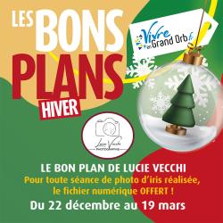 Pour toute séance de photo d'iris réalisée, votre fichier numérique offert ! Du 22 décembre au 19 mars.