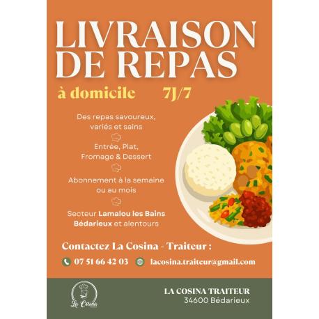 Livraison de repas à domicile