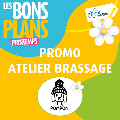 Atelier + repas + dégustation + 1 bouteille à 50€ au lieu de 140€ du 20 mars au 20 juin.