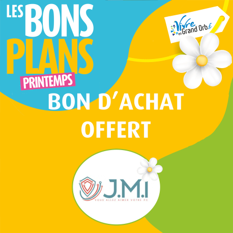 Bon d'achat offert de 10€ pour 30€ d'achat, de 30€ pour 120€ d'achat ou de 70€ pour 280€ d'achat, du 20 mars au 20 juin !