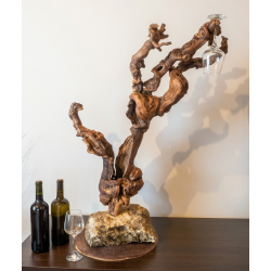 Porte bouteille en cep de vigne