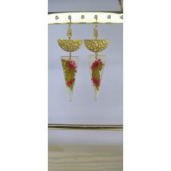 Boucles d'oreilles en époxy