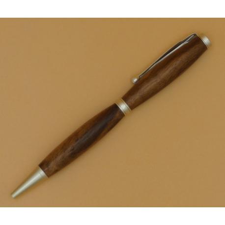 Stylo bille " Voltaire", en Noyer